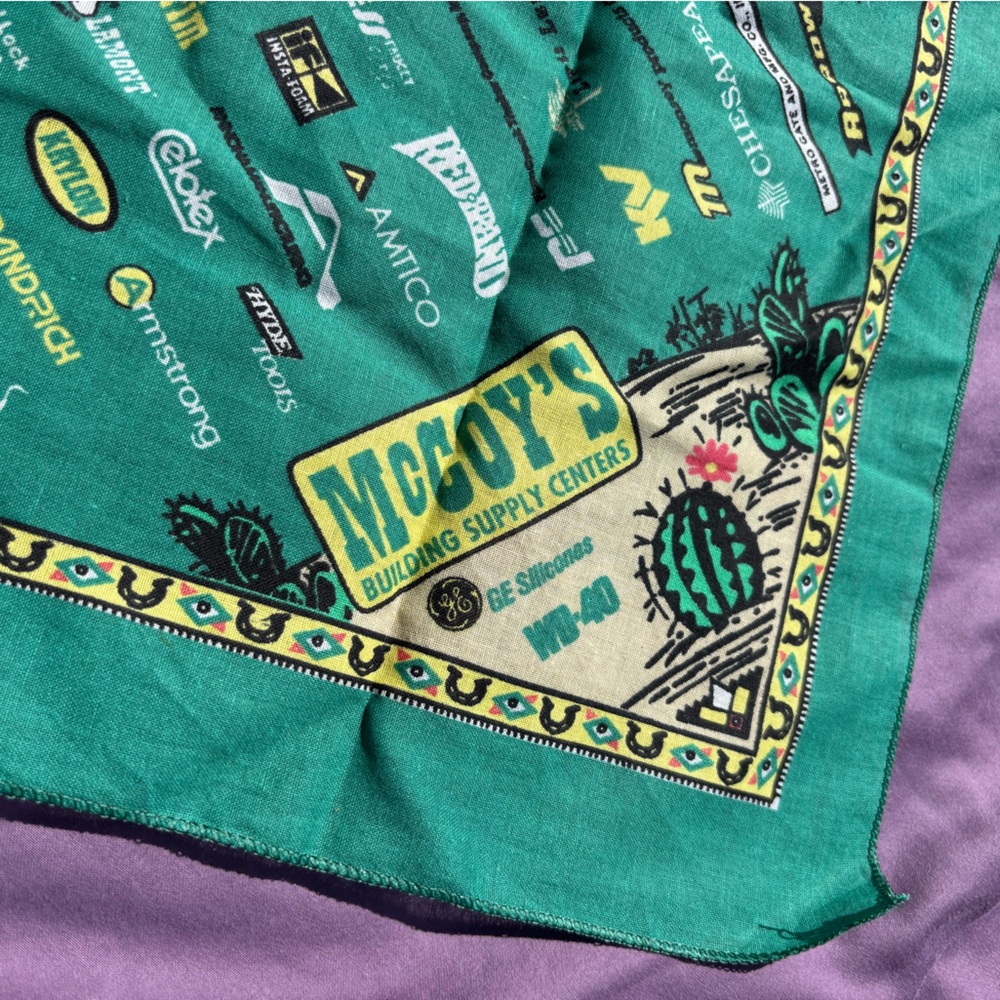 VTG McCoy’s Building Supply Center Bandana - Picture 3 of 6